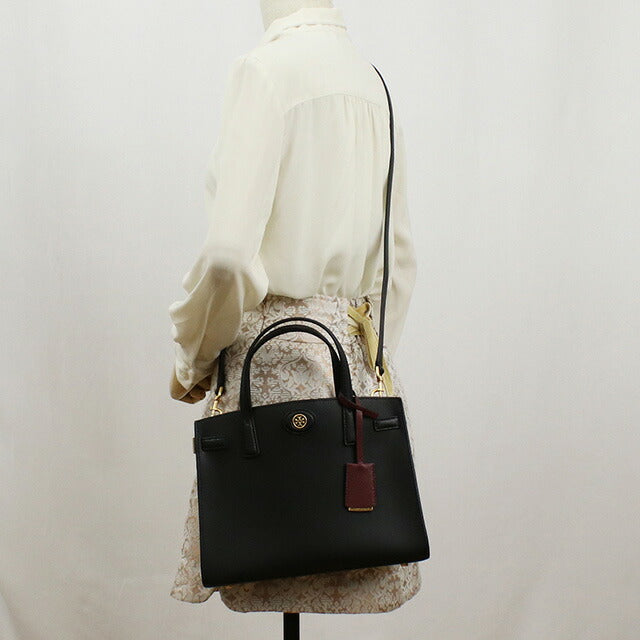 トリーバーチ トートバッグ レディース ブランド TORY BURCH レザー ベトナム 143194 BLACK ブラック バッグ TOB143194011