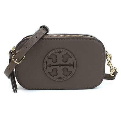 トリーバーチ 斜め掛け ショルダーバッグ レディース ブランド TORY BURCH MILLER レザー カンボジア 145667 CLAM SHELL グレー系 バッグ TOB145667021