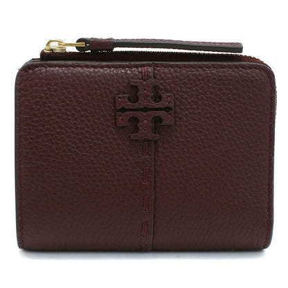 トリーバーチ 二折財布小銭入付き レディース ブランド TORY BURCH MCGRAW レザー フィリピン 148751 WINE ボルドー系 財布 TOB148751011