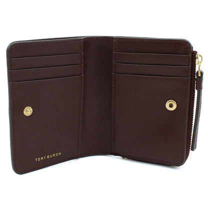 トリーバーチ 二折財布小銭入付き レディース ブランド TORY BURCH MCGRAW レザー フィリピン 148751 WINE ボルドー系 財布 TOB148751011
