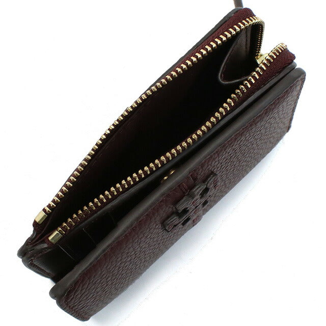 トリーバーチ 二折財布小銭入付き レディース ブランド TORY BURCH MCGRAW レザー フィリピン 148751 WINE ボルドー系 財布 TOB148751011