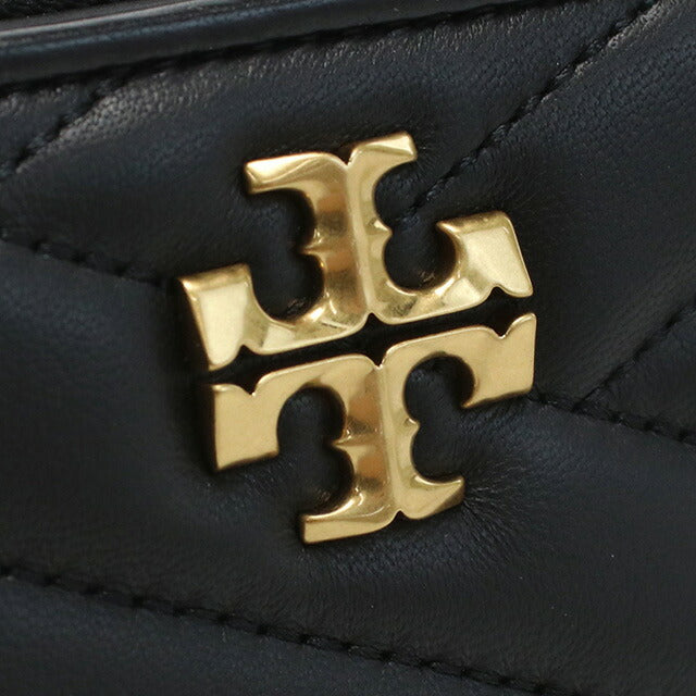 トリーバーチ 二折財布小銭入付き レディース ブランド TORY BURCH KIRA レザー 153121 BLACK ブラック 財布 TOB153121011