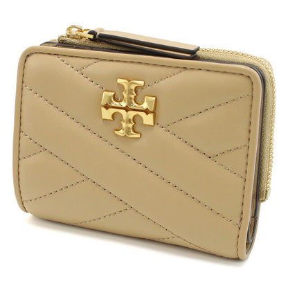 トリーバーチ 二折財布小銭入付き レディース ブランド TORY BURCH KIRA レザー 153121 DESERT DUNE ベージュ系 財布 TOB153121021
