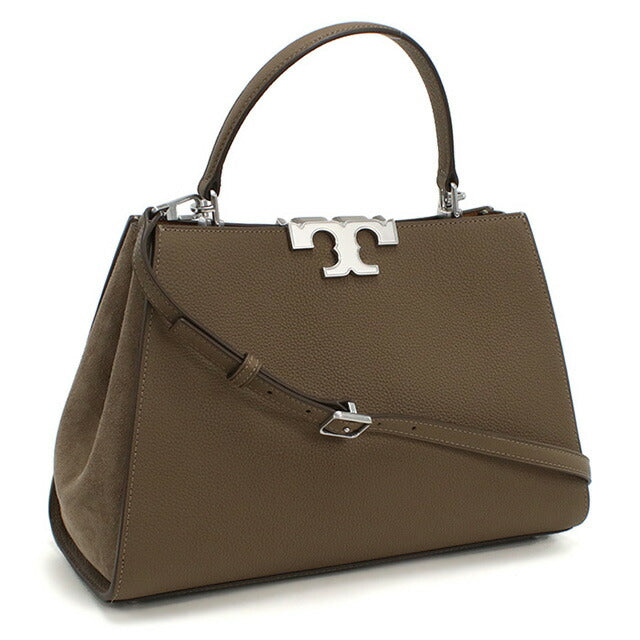 トリーバーチ ハンドバッグ レディース ブランド TORY BURCH ELEANOR 153215 WILD MUSHROOM グレー系 バッグ TOB153215011