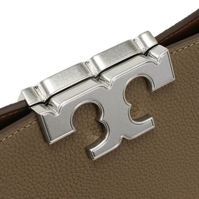 トリーバーチ ハンドバッグ レディース ブランド TORY BURCH ELEANOR 153215 WILD MUSHROOM グレー系 バッグ TOB153215011