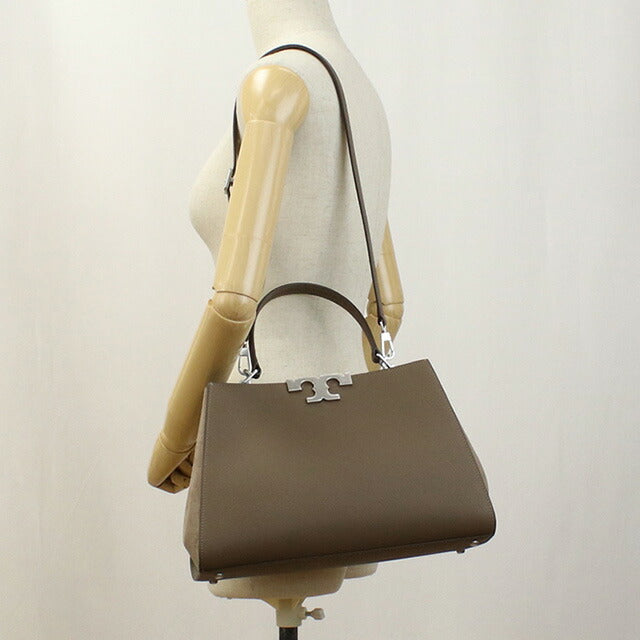 トリーバーチ ハンドバッグ レディース ブランド TORY BURCH ELEANOR 153215 WILD MUSHROOM グレー系 バッグ TOB153215011