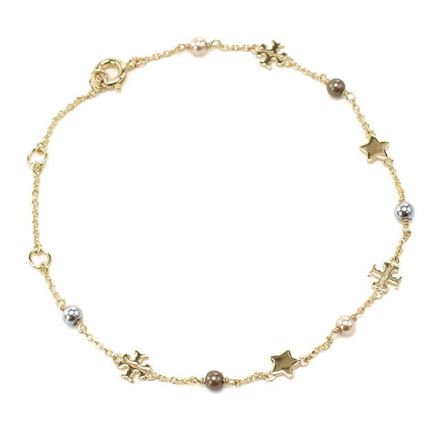 トリーバーチ ブレスレット レディース ブランド TORY BURCH DELICATE KIRA 153671 BROWN ゴールド系 アクセサリー TOB153671011