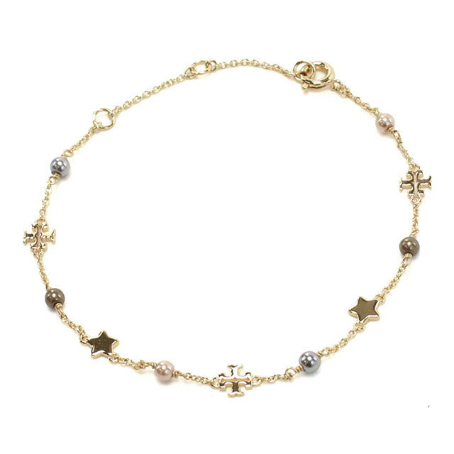 トリーバーチ ブレスレット レディース ブランド TORY BURCH DELICATE KIRA 153671 BROWN ゴールド系 アクセサリー TOB153671011