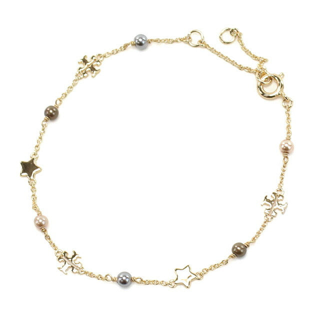 トリーバーチ ブレスレット レディース ブランド TORY BURCH DELICATE KIRA 153671 BROWN ゴールド系 アクセサリー TOB153671011