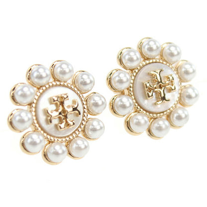 トリーバーチ ピアス レディース ブランド TORY BURCH KIRA 153674 TORY GOLD-CREAM ホワイト系 アクセサリー TOB153674011