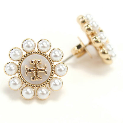 トリーバーチ ピアス レディース ブランド TORY BURCH KIRA 153674 TORY GOLD-CREAM ホワイト系 アクセサリー TOB153674011