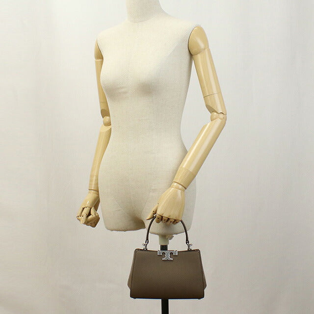 トリーバーチ ハンドバッグ レディース ブランド TORY BURCH ELEANOR 154817 WILD MUSHROOM グレー系 バッグ TOB154817011