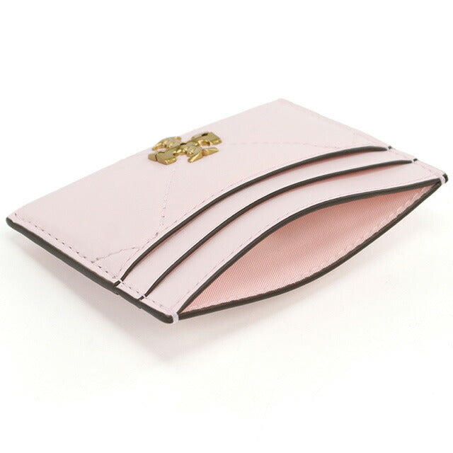 トリーバーチ カードケース レディース ブランド TORY BURCH KIRA レザー 154993 ROSE SALT ピンク系 財布 TOB154993021