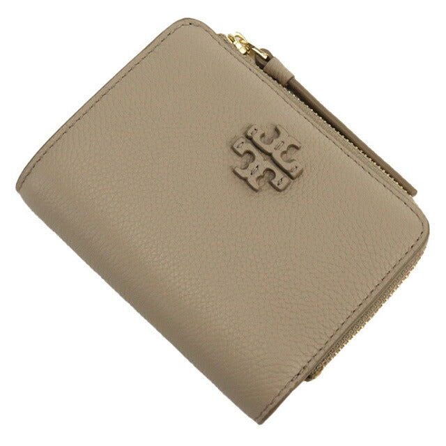 トリーバーチ 二折財布小銭入付き レディース ブランド Tory Burch MCGRAW レザー 158904 ベージュ 財布 TOB158904031