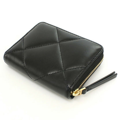 トリーバーチ ラウンドファスナー折財布 レディース ブランド Tory Burch KIRA DIAMOND QUILT レザー 159791 ブラック 財布 TOB159791011
