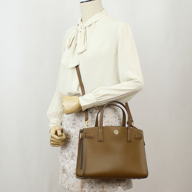 トリーバーチ トートバッグ レディース レザー ベトナム 73625 BISTRO BROWN ブラウン系 バッグ TOB73625041