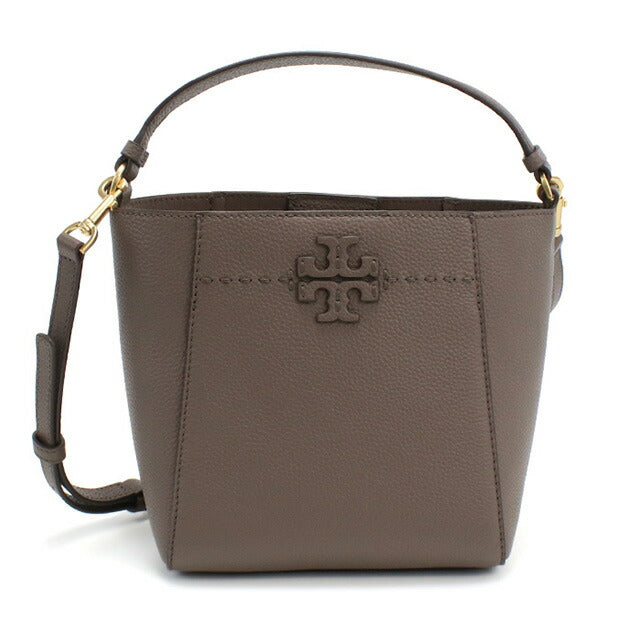 トリーバーチ ハンドバッグ レディース ブランド TORY BURCH MCGRAW レザー カンボジア 74956 SILVER MAPLE グレー系 バッグ TOB74956031