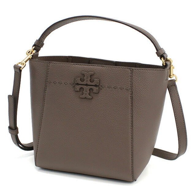 トリーバーチ ハンドバッグ レディース ブランド TORY BURCH MCGRAW レザー カンボジア 74956 SILVER MAPLE グレー系 バッグ TOB74956031