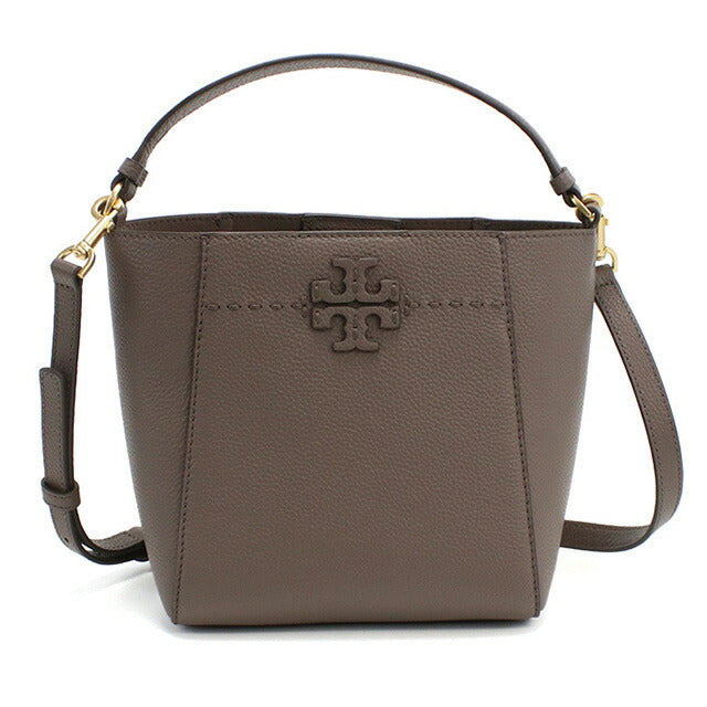 トリーバーチ ハンドバッグ レディース ブランド TORY BURCH MCGRAW レザー カンボジア 74956 SILVER MAPLE グレー系 バッグ TOB74956031
