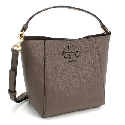 トリーバーチ ハンドバッグ レディース ブランド TORY BURCH MCGRAW レザー カンボジア 74956 SILVER MAPLE グレー系 バッグ TOB74956031