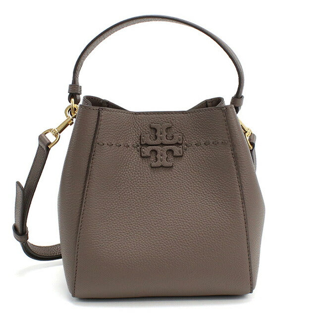 トリーバーチ ハンドバッグ レディース ブランド TORY BURCH MCGRAW レザー カンボジア 74956 SILVER MAPLE グレー系 バッグ TOB74956031