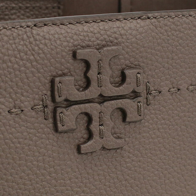 トリーバーチ ハンドバッグ レディース ブランド TORY BURCH MCGRAW レザー カンボジア 74956 SILVER MAPLE グレー系 バッグ TOB74956031