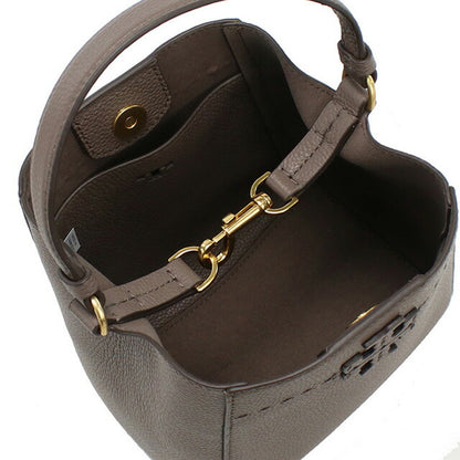 トリーバーチ ハンドバッグ レディース ブランド TORY BURCH MCGRAW レザー カンボジア 74956 SILVER MAPLE グレー系 バッグ TOB74956031