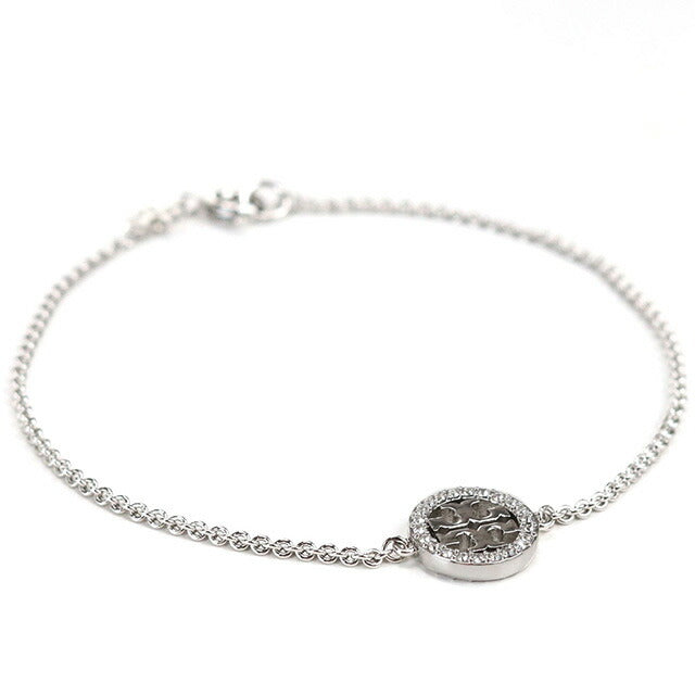 トリーバーチ ブレスレット レディース ブランド TORY BURCH MILLER PAVE 80997 TORY SILVER-CRYSTAL シルバー系 アクセサリー TOB80997021