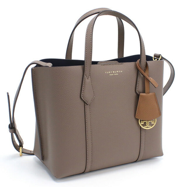 トリーバーチ トートバッグ レディース ブランド TORY BURCH PERRY レザー カンボジア 81928 CLAM SHELL グレー系 バッグ TOB81928021
