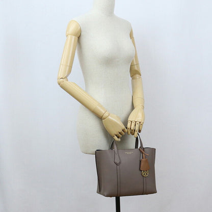 トリーバーチ トートバッグ レディース ブランド TORY BURCH PERRY レザー カンボジア 81928 CLAM SHELL グレー系 バッグ TOB81928021
