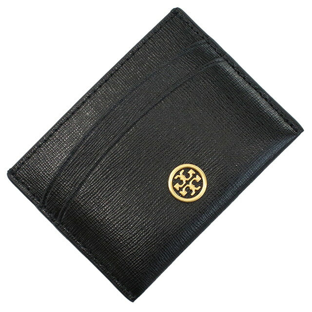 トリーバーチ カードケース レディース ブランド TORY BURCH ROBINSON レザー 84070 BLACK ブラック 財布 TOB84070011
