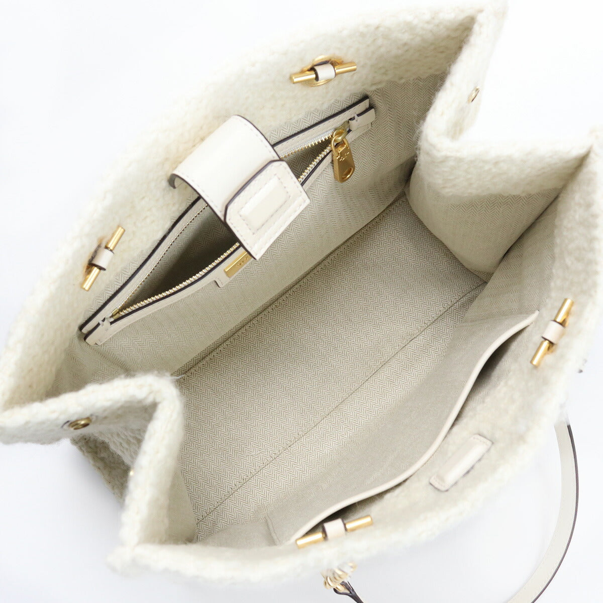 トリーバーチ トートバッグ レディース ツィード 86471 NEW CREAM ホワイト系 バッグ TOB86471021