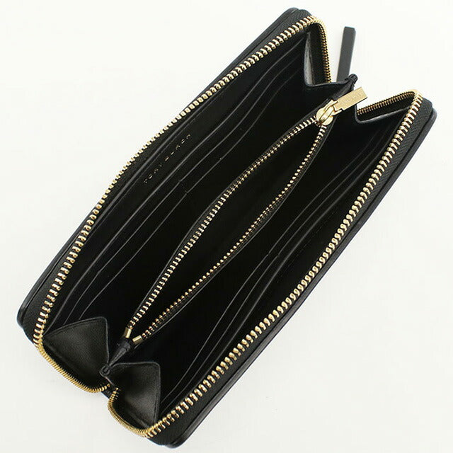 トリーバーチ 長財布ラウンドファスナー レディース ブランド Tory Burch レザー 90348 ブラック 財布 TOB90348021