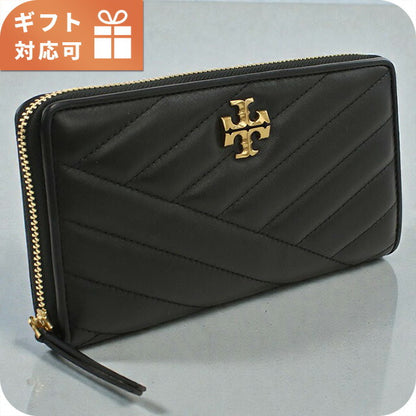 トリーバーチ 長財布ラウンドファスナー レディース ブランド Tory Burch レザー 90348 ブラック 財布 TOB90348021