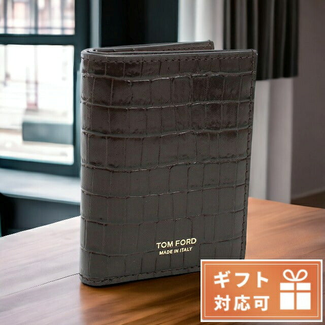 トム フォード カードケース メンズ カーフ イタリア Y0279T ブラウン系 財布 TOFY0279T011