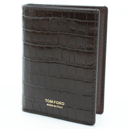 トム フォード カードケース メンズ カーフ イタリア Y0279T ブラウン系 財布 TOFY0279T011