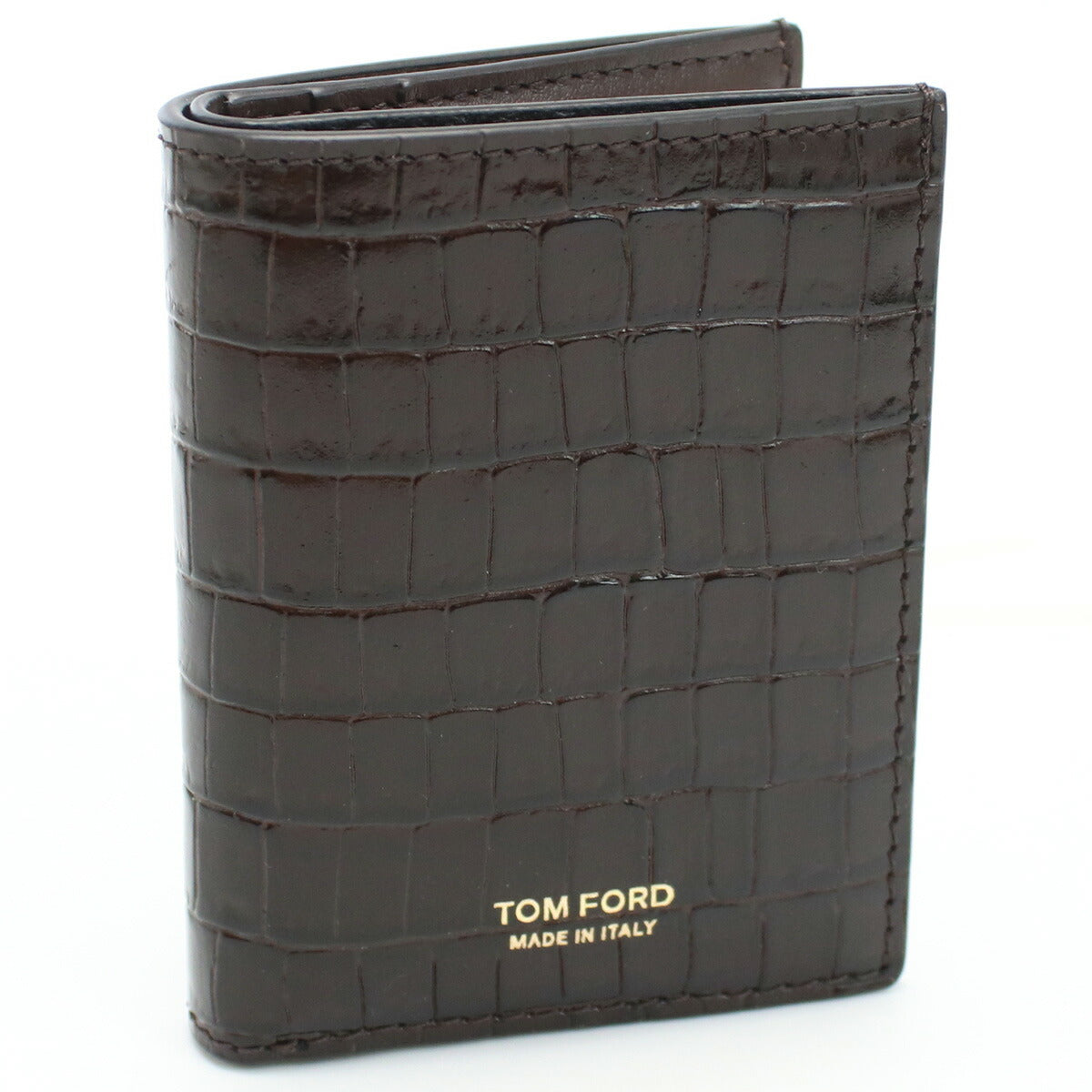 トム フォード カードケース メンズ カーフ イタリア Y0279T ブラウン系 財布 TOFY0279T011