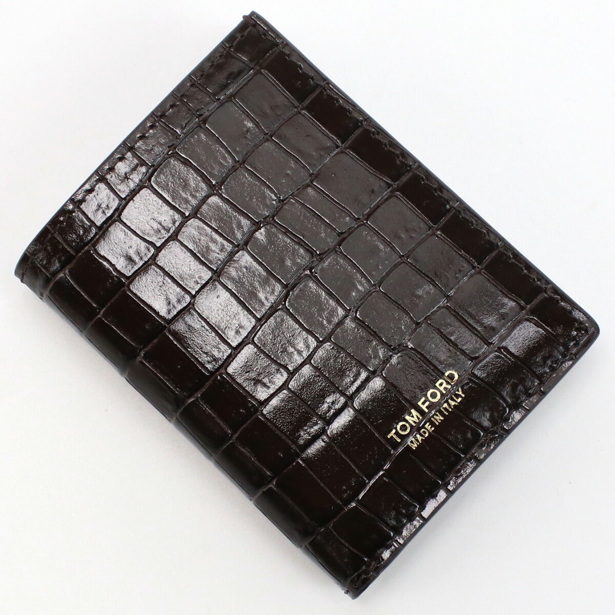 トム フォード カードケース メンズ カーフ イタリア Y0279T ブラウン系 財布 TOFY0279T011