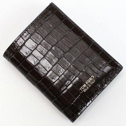 トム フォード カードケース メンズ カーフ イタリア Y0279T ブラウン系 財布 TOFY0279T011