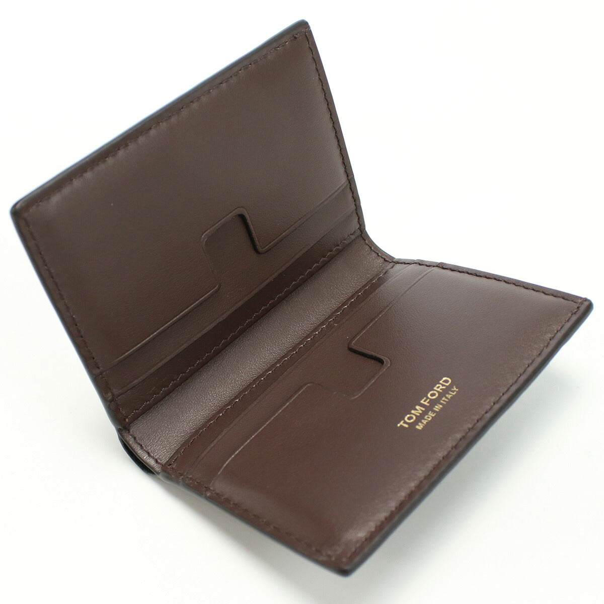 トム フォード カードケース メンズ カーフ イタリア Y0279T ブラウン系 財布 TOFY0279T011