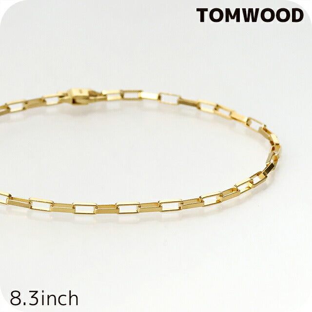 汤姆伍德手链男士女士品牌 TOMWOOD Billie 手链金色 8.3 英寸 100058 金色配件 TOM-100058-8-3