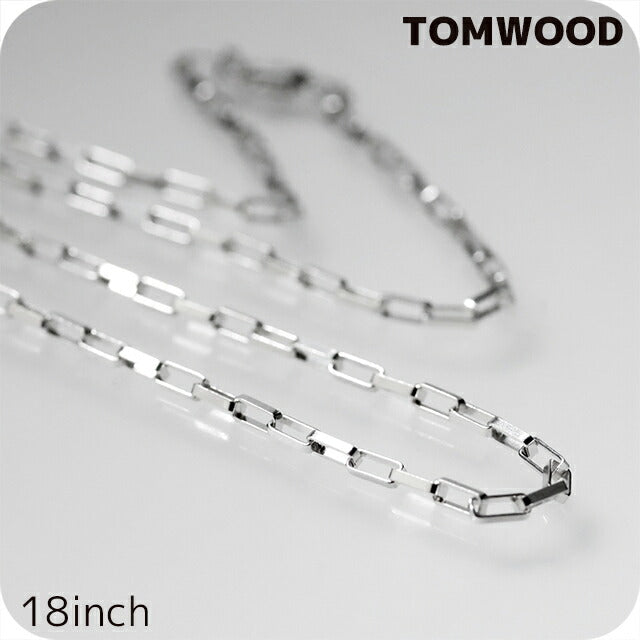 トムウッド ネックレス メンズ レディース ブランド TOMWOOD ビリーチェーン 18インチ 100059 シルバー アクセサリー TOM-100059-18