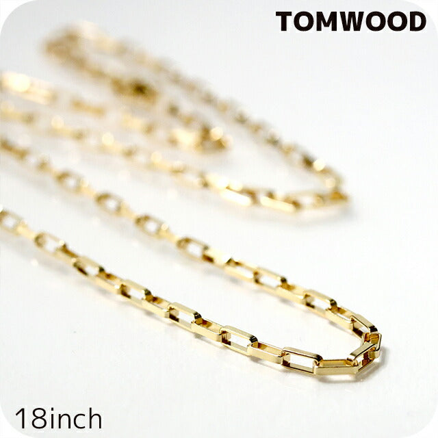 トムウッド ネックレス メンズ レディース ブランド TOMWOOD Billie Chain Gold 18inch 100060 ゴールド アクセサリー TOM-100060-18