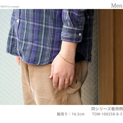 TOMWOOD 手链男士女士品牌 TOMWOOD 手链 M 金色 8.3 英寸 100258 金色配件 TOM-100258-8-3