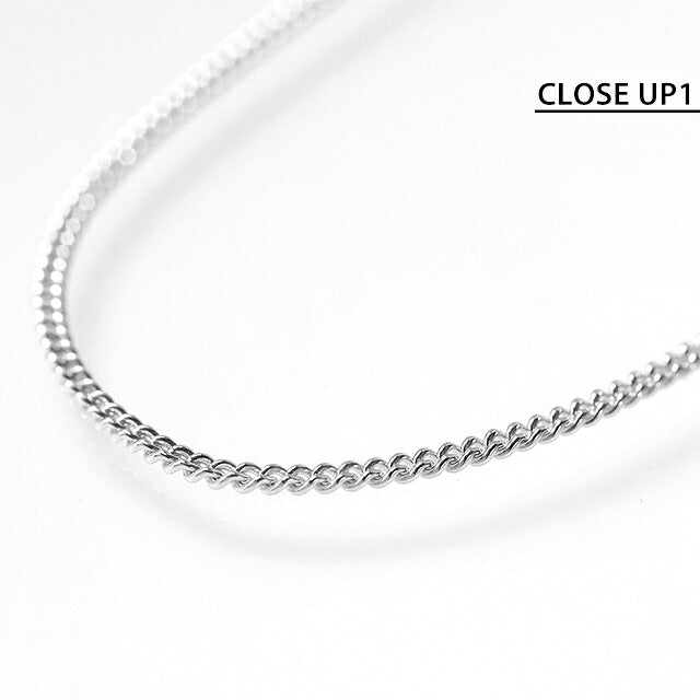 トムウッド ネックレス メンズ レディース ブランド TOMWOOD Curb Chain Slim 17inch チェーン 100269 シルバー アクセサリー TOM-100269-17