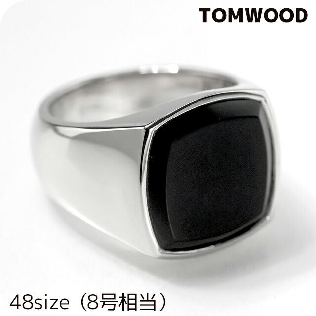 トムウッド リング メンズ レディース ブランド TOMWOOD Cushion Black