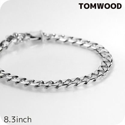 TOMWOOD 手链男士女士品牌 TOMWOOD Frankie 手链 8.3 英寸 100475 银色配件 TOM-100475-8-3
