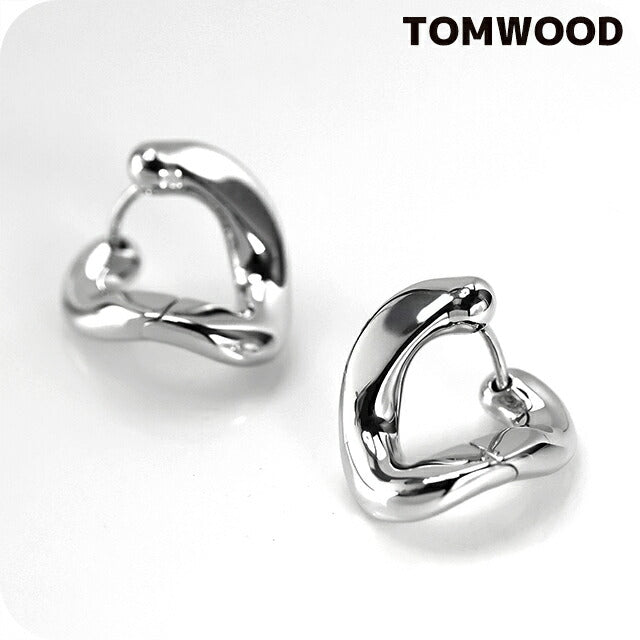 トムウッド ピアス メンズ レディース ブランド TOMWOOD Dean Hoops フープ 両耳用 101247 シルバー アクセサリー TOM-101247