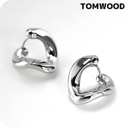 トムウッド ピアス メンズ レディース ブランド TOMWOOD Dean Hoops フープ 両耳用 101247 シルバー アクセサリー TOM-101247