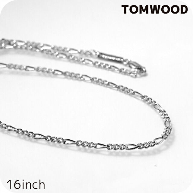 トムウッド ネックレス メンズ レディース ブランド TOMWOOD ボーチェーンスリム 16inch 101262 シルバー アクセサリー TOM-101262-16